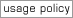 Usage Policy