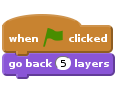 when green flag clicked
go back (5) layers